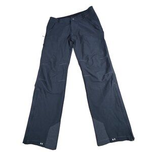 Kuhl Black Gray Outdoor Hiking Pants Men's 34x30 Zip Pockets Reinforced Stretch